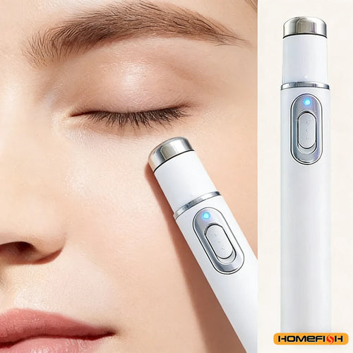 Blue Light Therapy Eye Massager with Vibration, Smart Eye Care Device to & Refresh Appearance, Portable Design